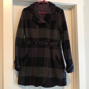 RVCA purple, grey and black jacket